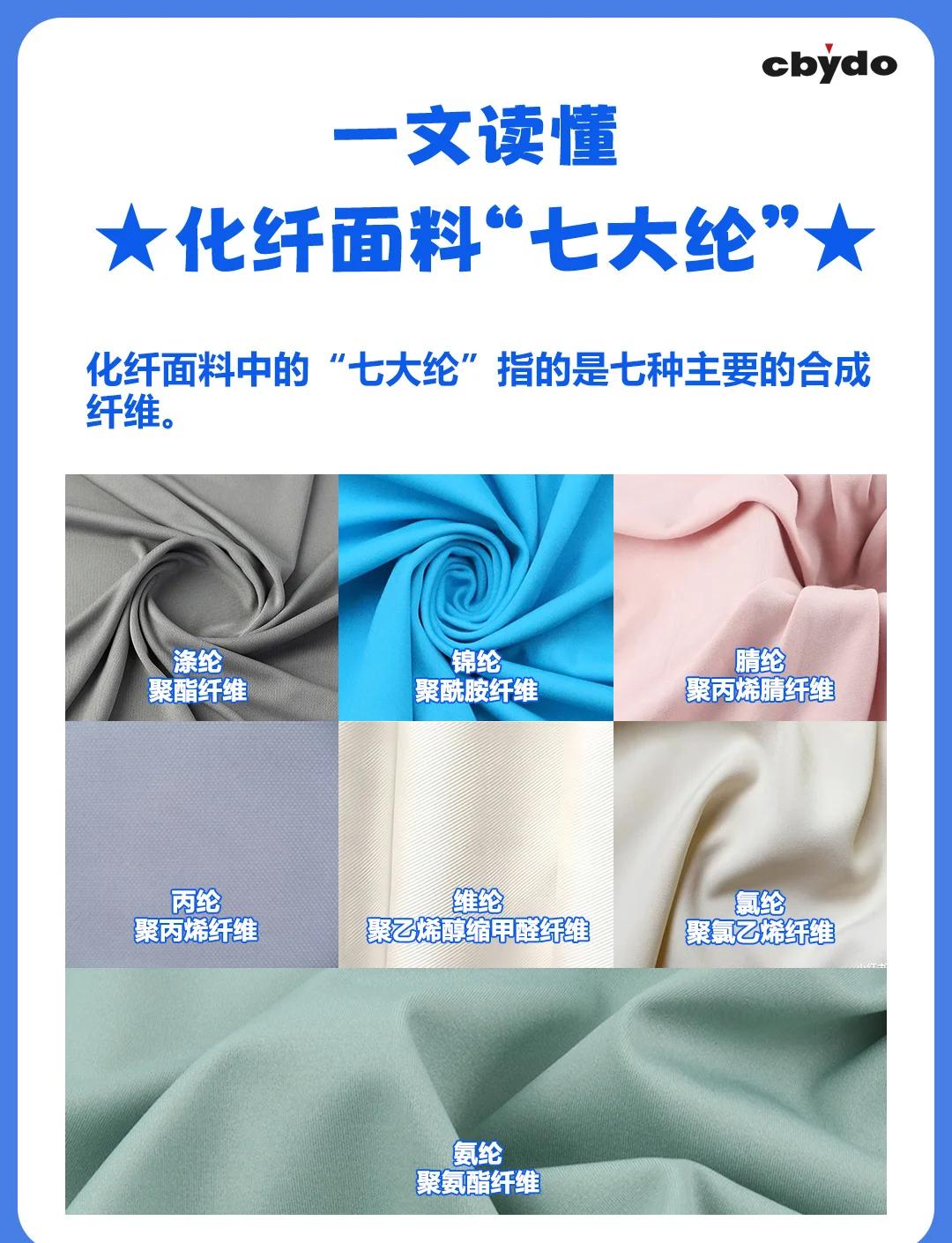 化纤面料的核心 七大合成纤维类型详解